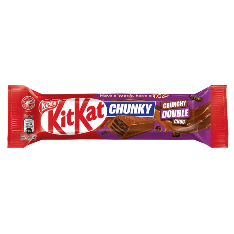 KitKat Chunky Crunchy Double Choc – Doppio Gusto di Cioccolato e Croccantezza! 🍫