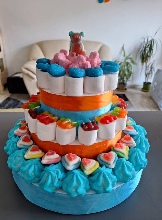 Torta di Caramelle e Marshmallow: Un Sogno Goloso per Ogni Festa!